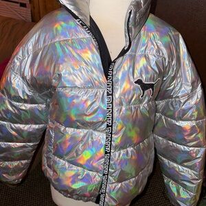 Victoria's Secret PINK Holographic Jacket RARE